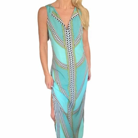 Mara Hoffman Dresses & Skirts - Mara Hoffman Column Dress in Shields Tribal Blue